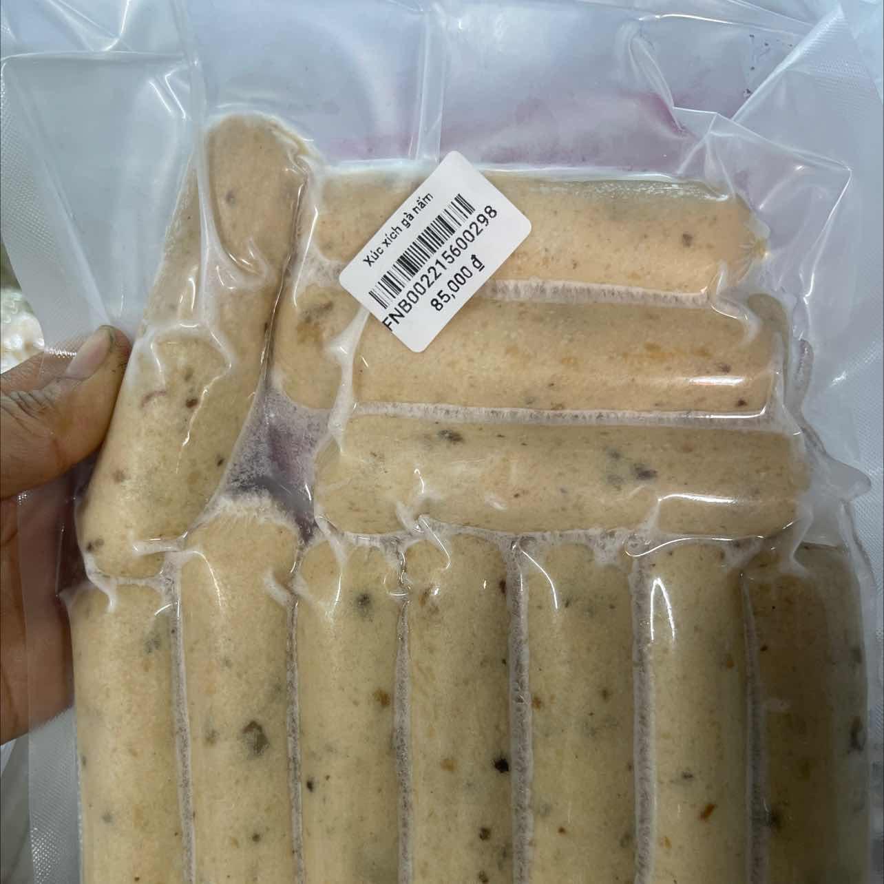 Xúc xích gà nấm