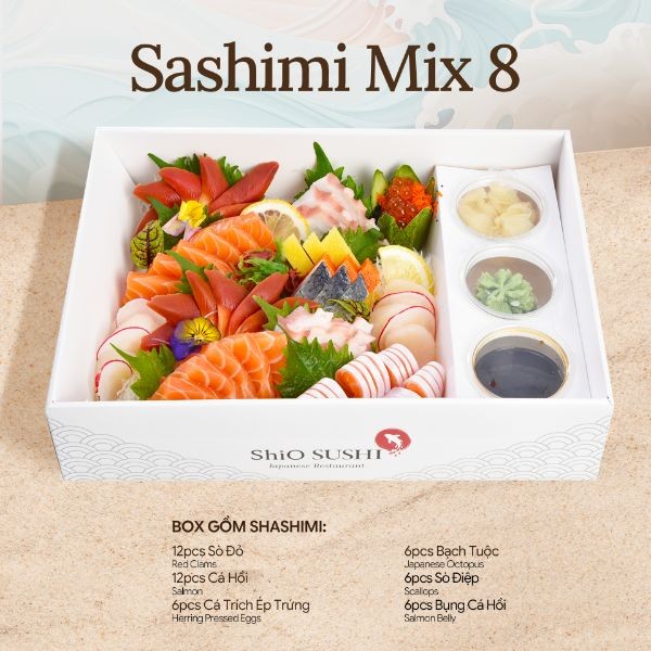 Set Sashimi mix 8